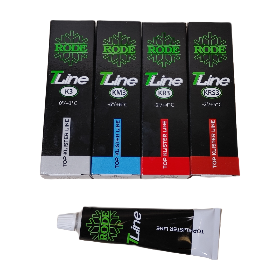 An image representing the Rode Top Line Klisters product collection on Skiwax.ca