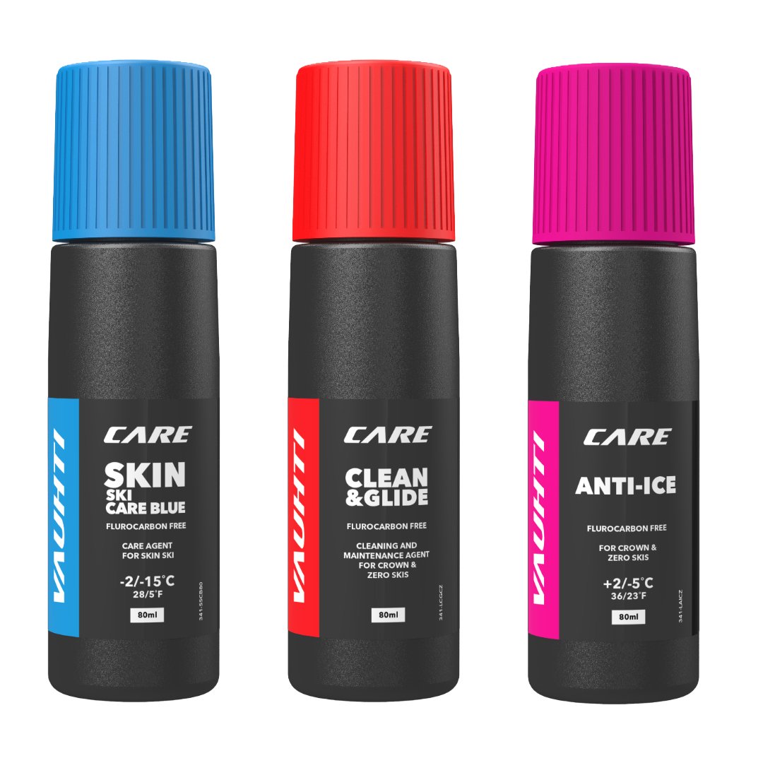 An image representing the Vauhti Care Liquids product collection on | Skiwax.ca