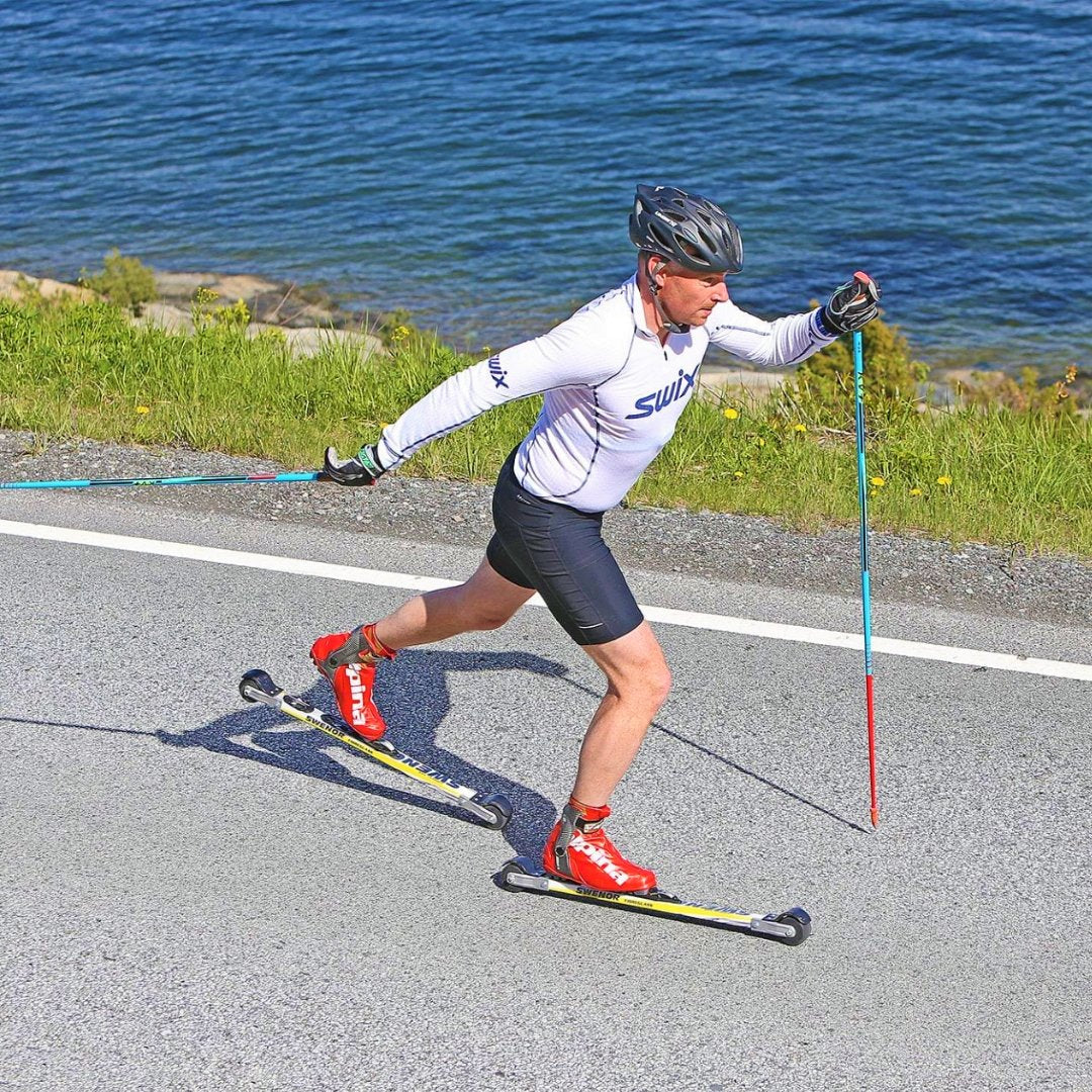 Roller skiing