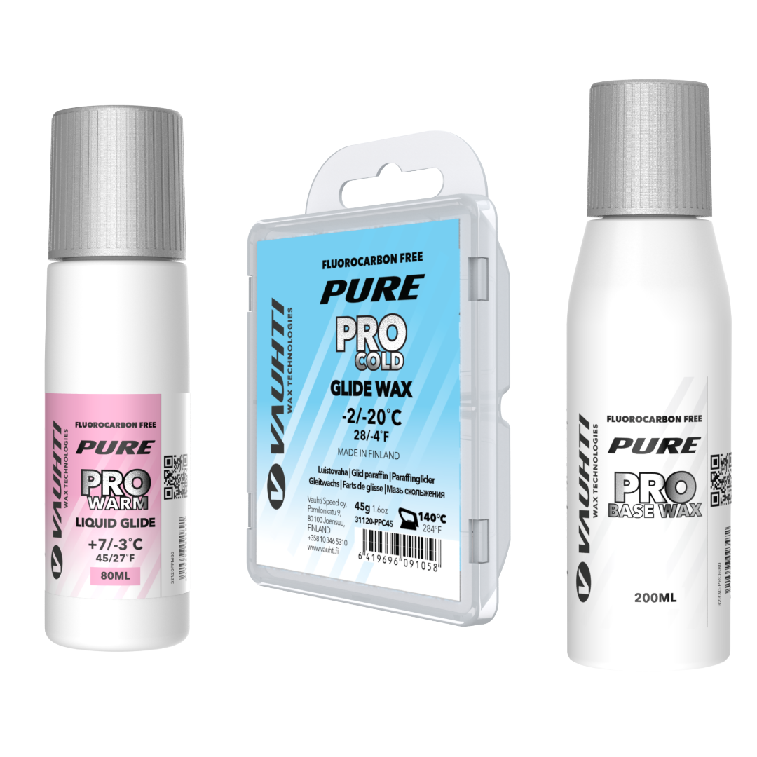 An image representing the Vauhti PRO Glide Waxes product collection on | Skiwax.ca