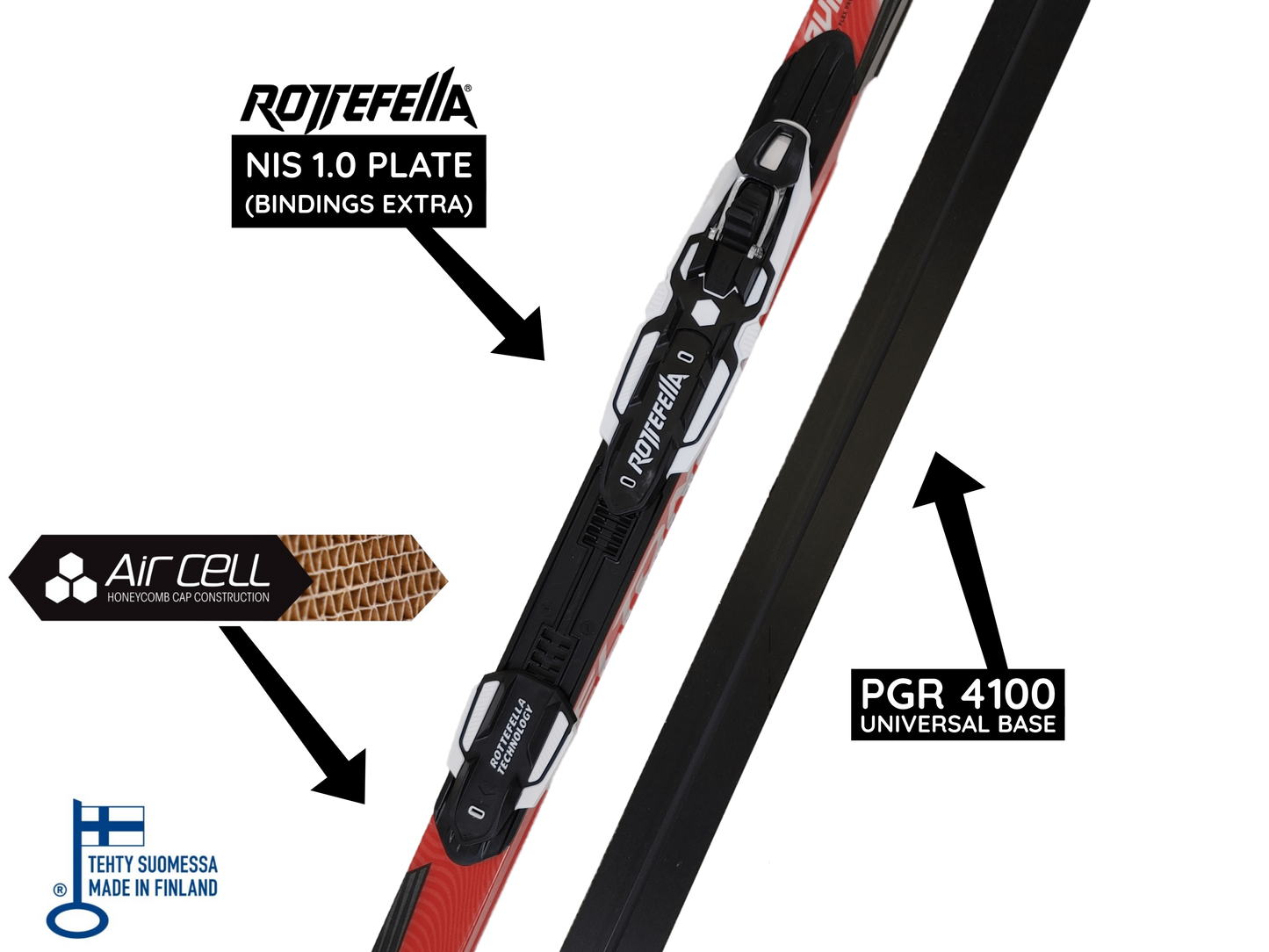 A product picture of the Peltonen Zenith 2013 Classic Waxable Skis CLEARANCE