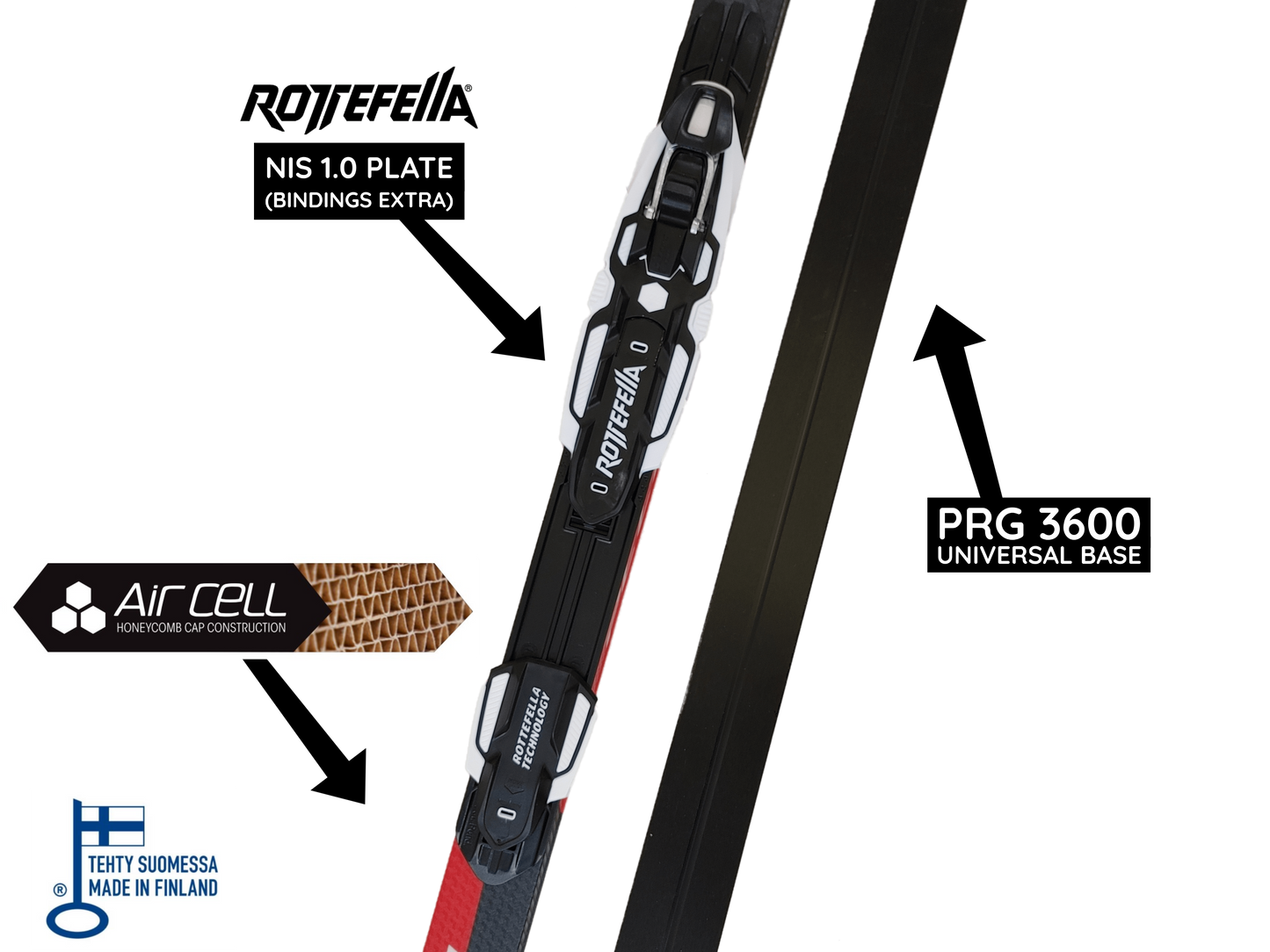 A product picture of the Peltonen ACADIA CAP 2016 Skate Skis B-GRADE MINOR DEFECTS | 181cm