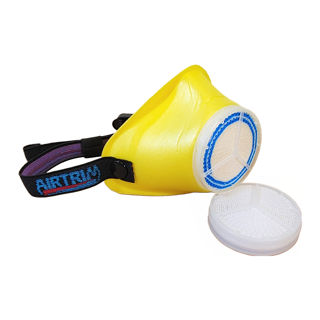 A product picture of the AirTrim Asthma Mask