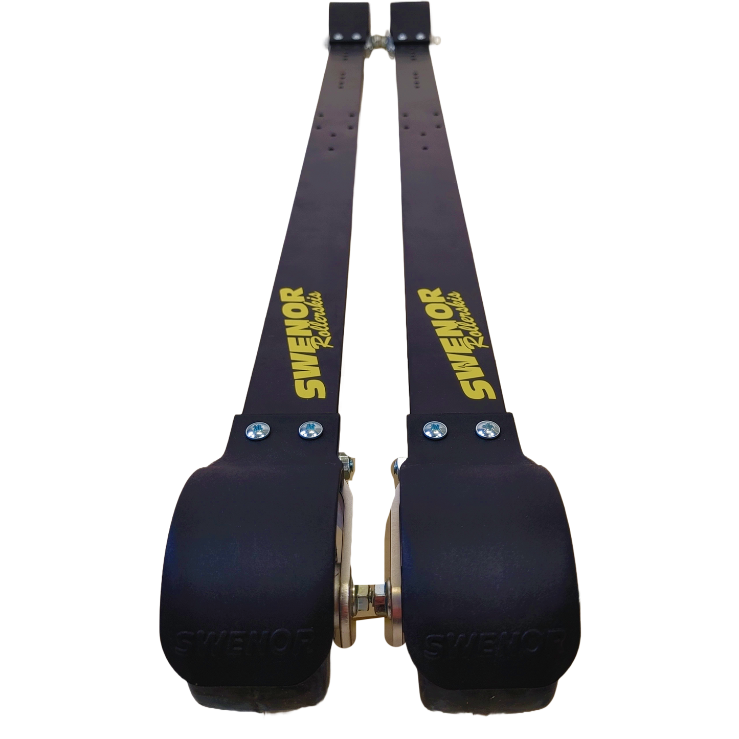 A longer aluminium classic rollerski with better ground contact for striding. 