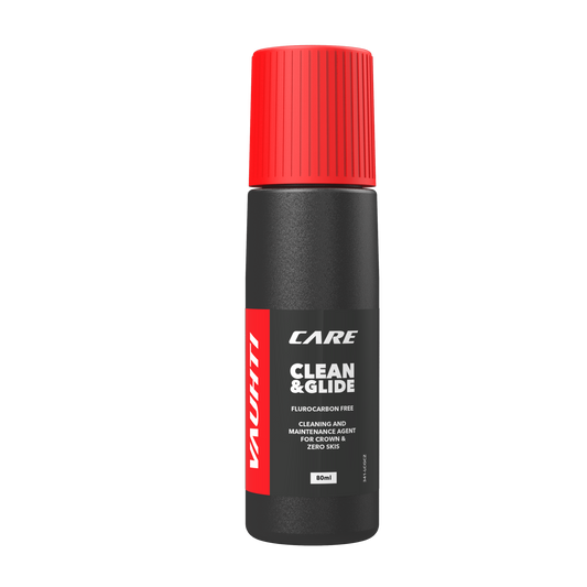 Cleaning and maintenance agent for crown & zero skis. Use when the snow is dirty or wet.