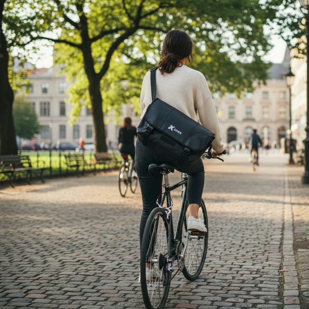 A product picture of the COXA CARRY Messenger Bag with Laptop Case