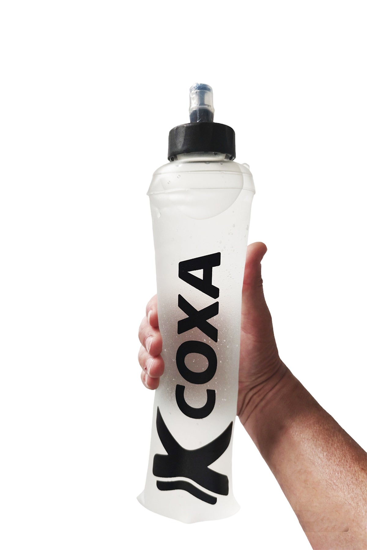 A product picture of the Coxa Carry Soft Flasks (150ml, 350ml, 500ml, 1000ml)