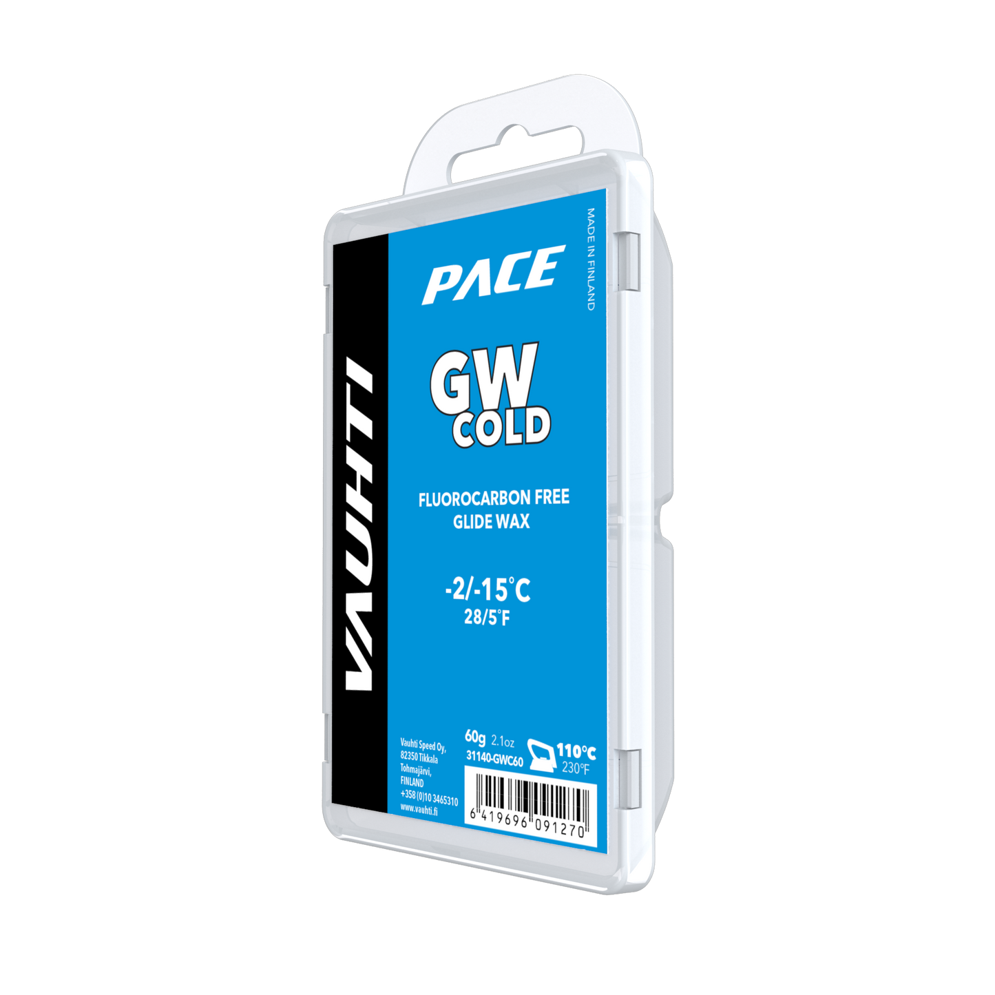 A product picture of the Vauhti GW COLD Melt Wax (-2C/-15C)