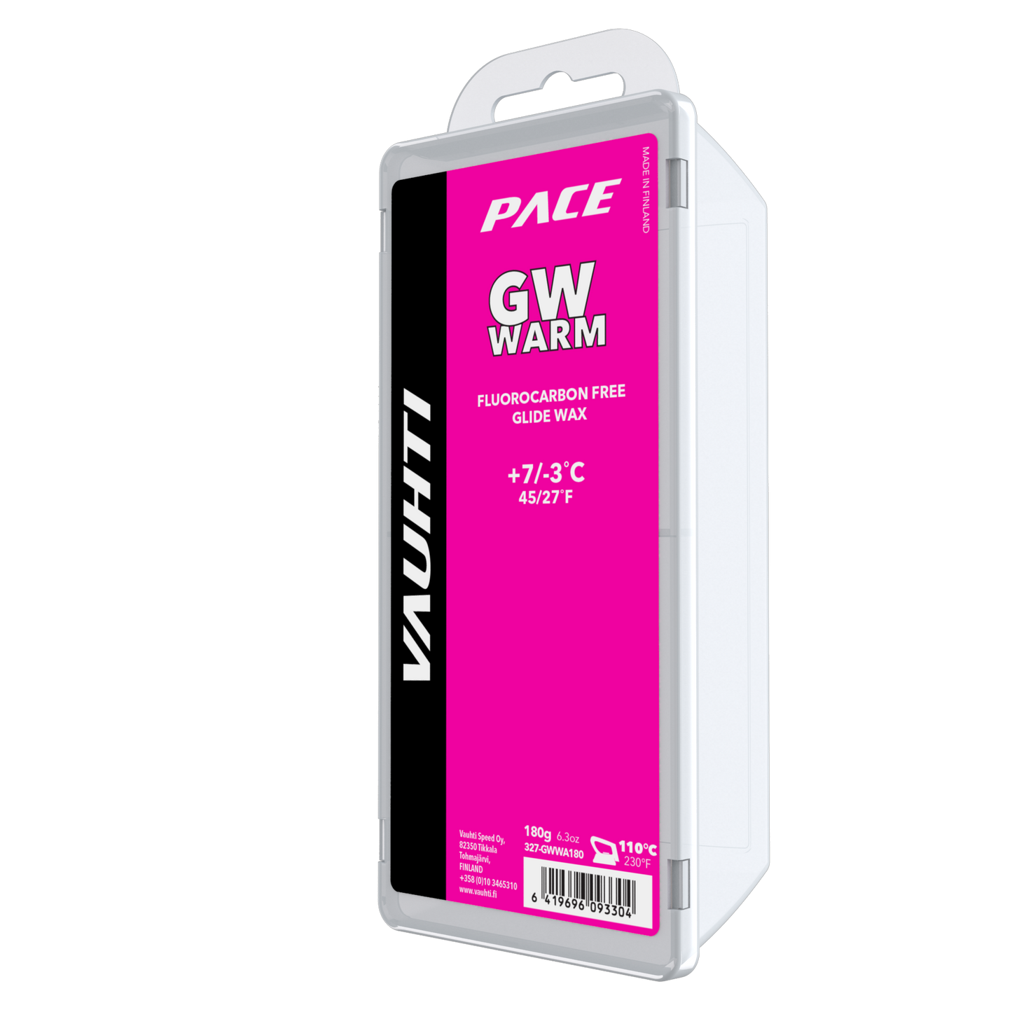 A product picture of the Vauhti GW WARM Melt Wax (7C/-3C)