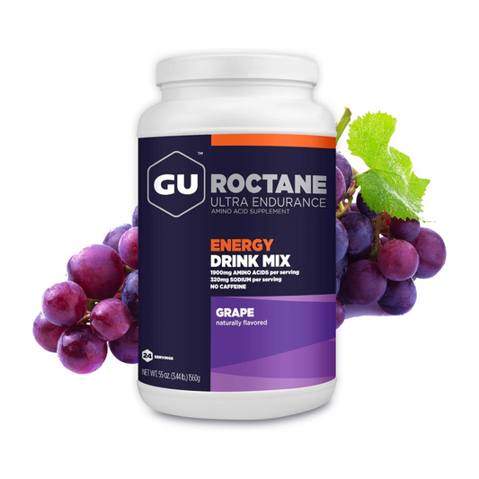 A product picture of the Gu Energy Roctane Grape Drink Mix (Caffine Free) | 1560g