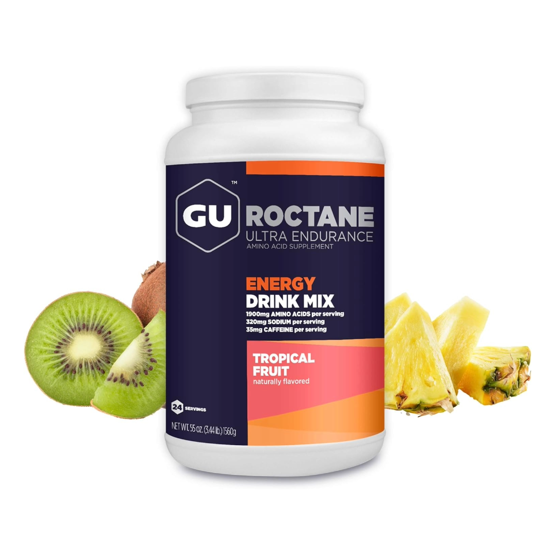 A product picture of the Gu Energy Roctane Tropical Fruit Drink Mix | 1560g