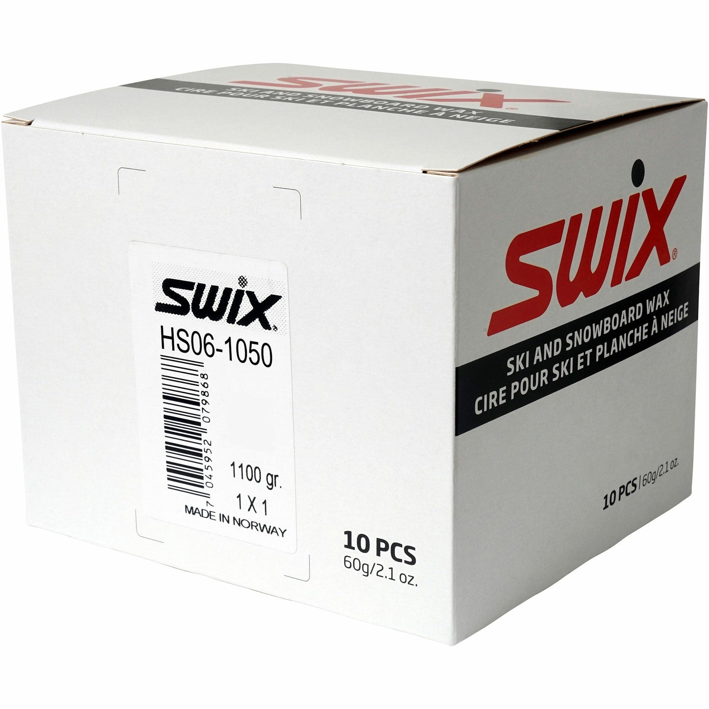 A product picture of the Swix HS6 Blocks for T60 Wax Machine, -6°C/-12°C