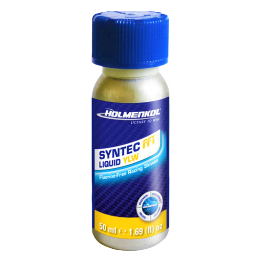 A product picture of the Holmenkol Syntec FF1 Liquid YLW