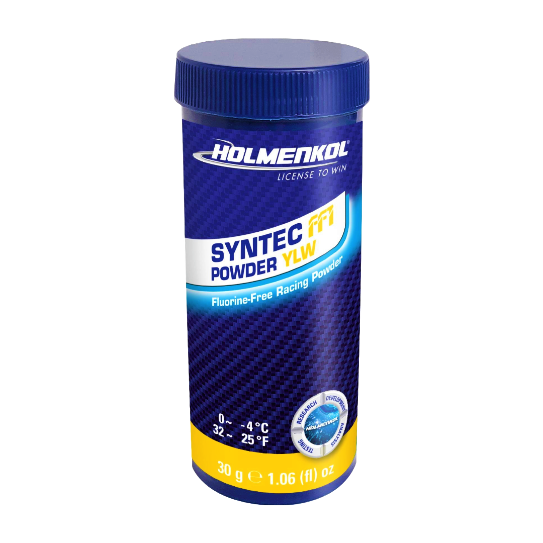 A product picture of the Holmenkol Syntec FF1 Powder YLW