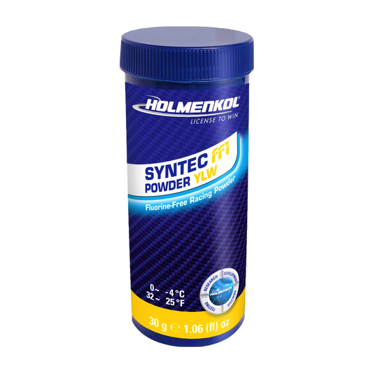 A product picture of the Holmenkol Syntec FF1 Powder YLW