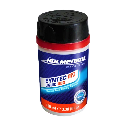 A product picture of the Holmenkol Syntec FF2 Liquid RED