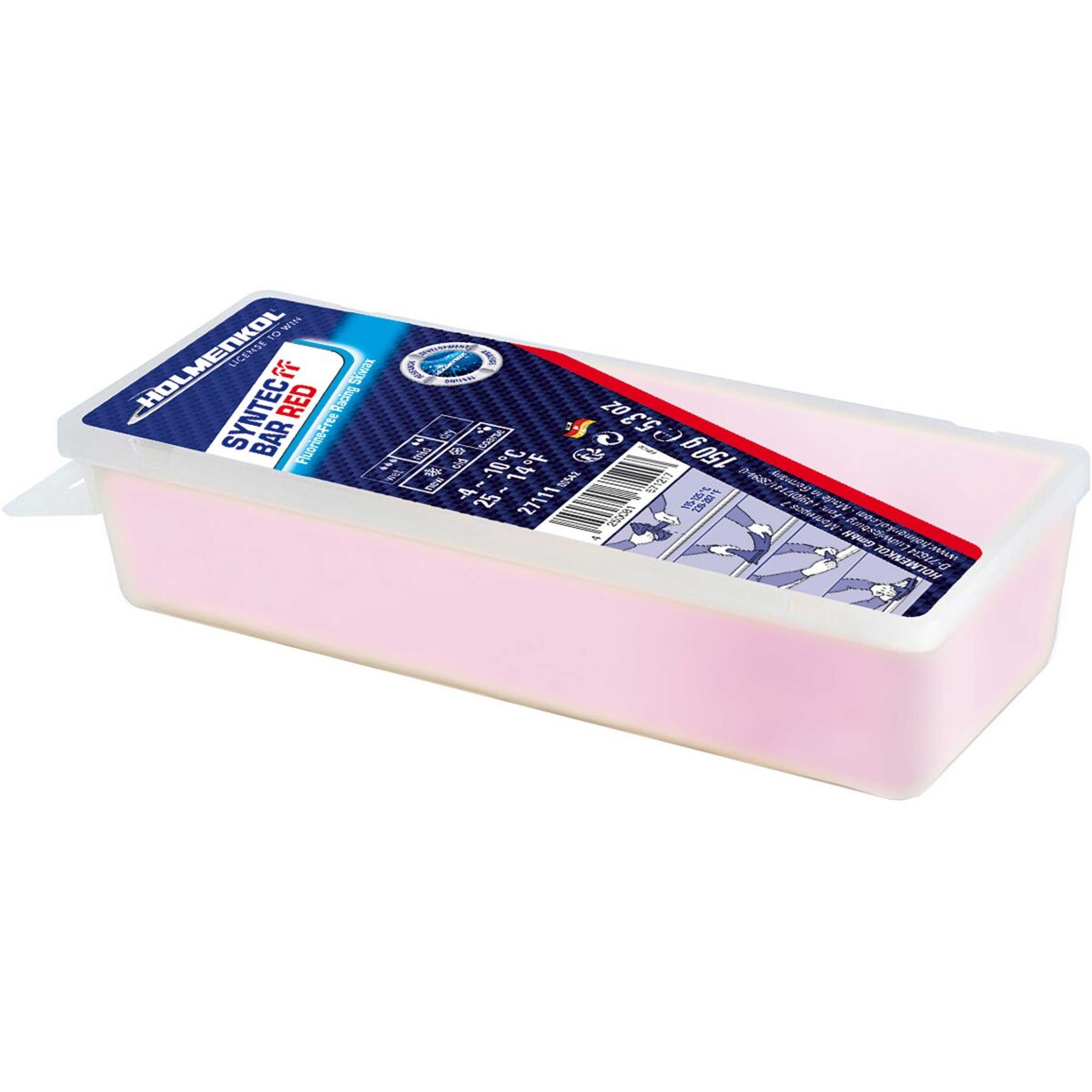 A product picture of the Holmenkol Syntec FF Bar RED