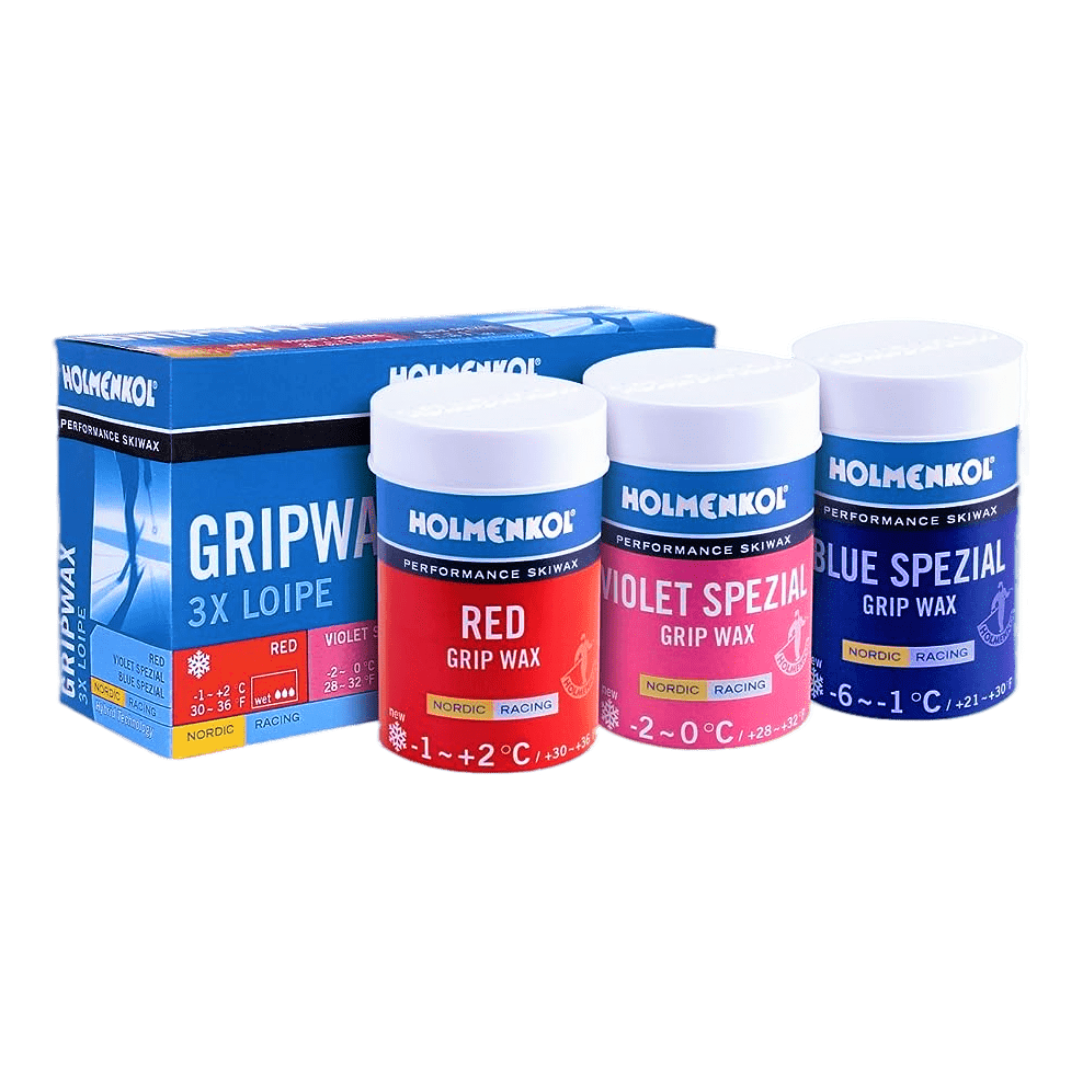 A product picture of the Holmenkol Loipe Grip Wax Pack