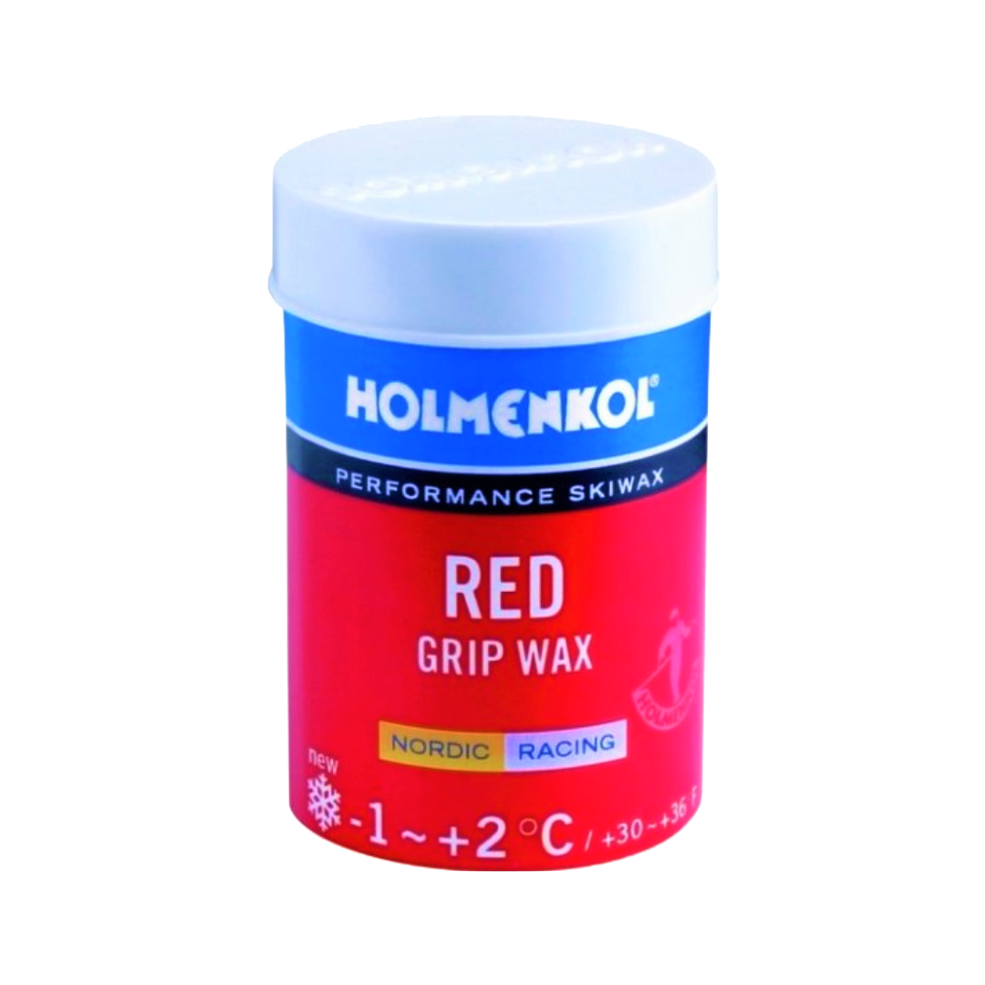 A product picture of the Holmenkol Grip Red