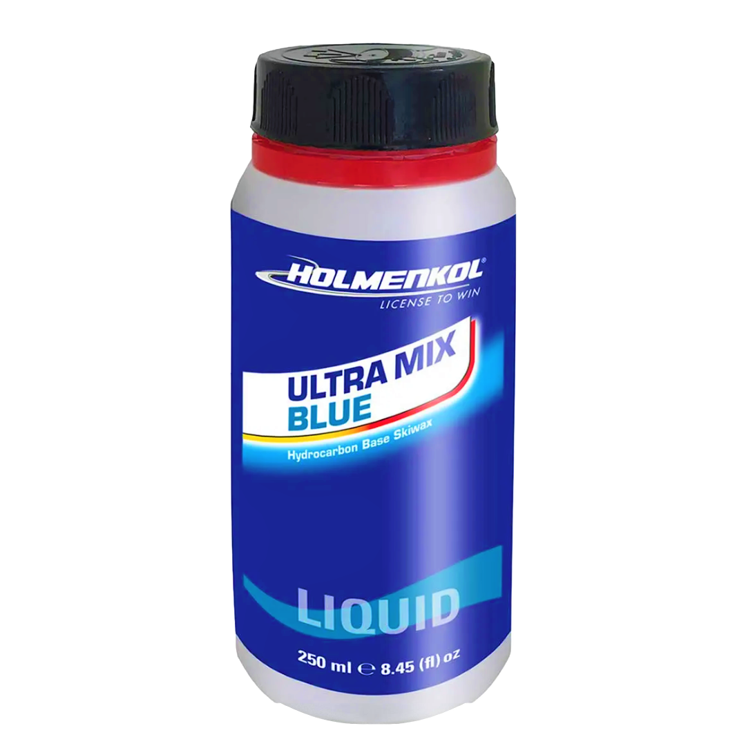 A product picture of the Holmenkol Ultramix BLUE Basewax Liquid