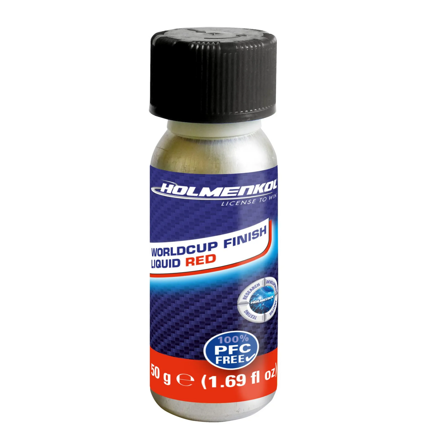 A product picture of the Holmenkol Syntec FF1 Liquid RED |50ml (-6C/-12C)