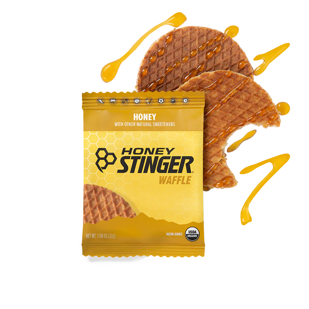 A product picture of the Honey Stinger Honey Waffles