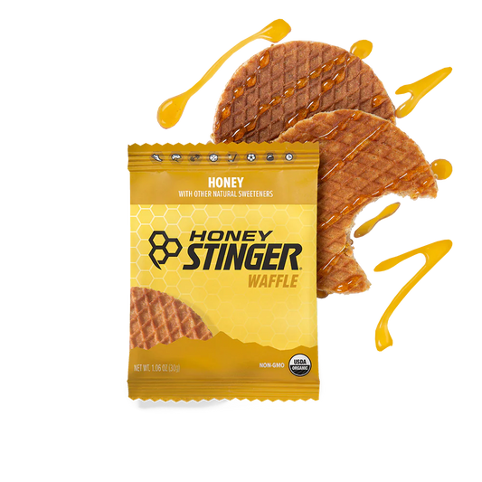 A product picture of the Honey Stinger Honey Waffles