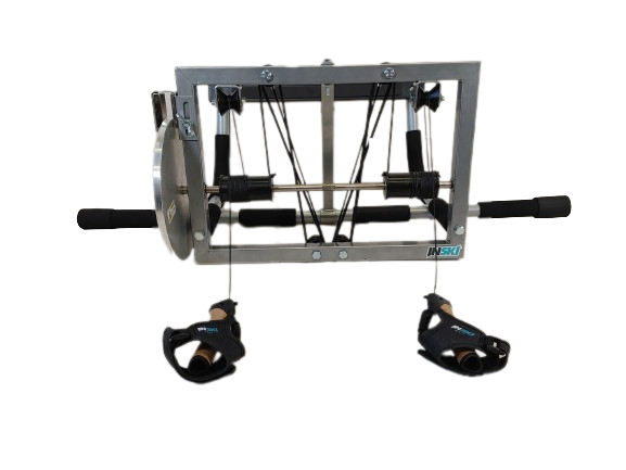 A product picture of the Inski Indoor Ski Trainer