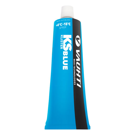 A product picture of the Vauhti KS BLUE Klister