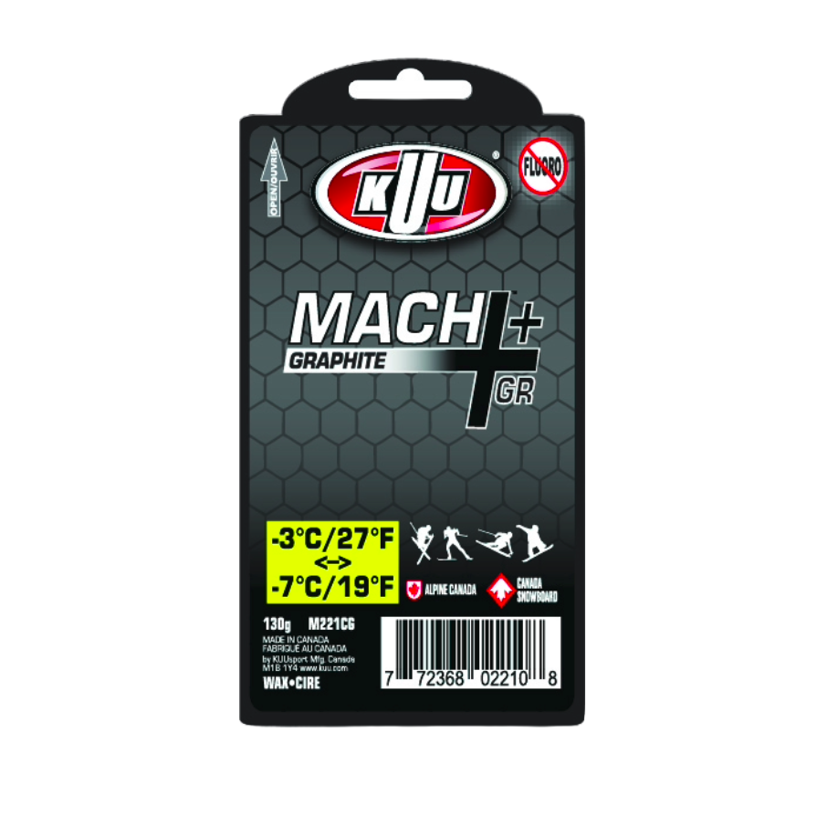A product picture of the Kuu MACH+ Graphite Warm Yellow (-3C/-7C) | 130g