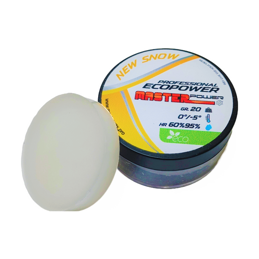 A product picture of the MasterWax New Snow Professional ECOPOWER LF Wax