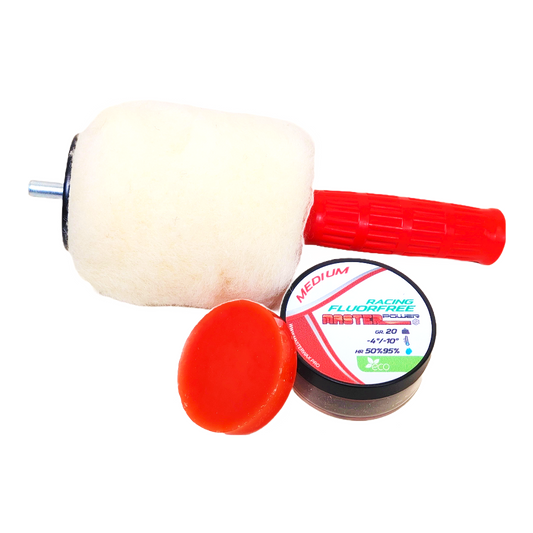 A product picture of the MasterWax RACING FLUORFREE Entry Kit