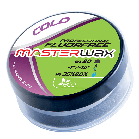 A product picture of the MasterWax Professional FLUORFREE Cold Wool-Apply Wax (-7C/-14C) | 20g