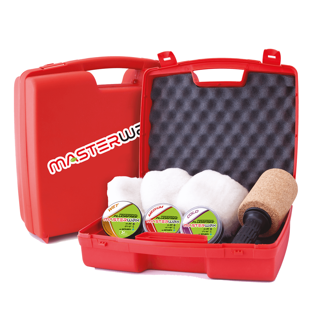 A product picture of the MasterWax Professional FLUORFREE Wool-Apply Manual Kit