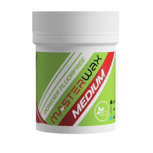 A product picture of the MasterWax Ultra8 FLUORFREE Medium Powder (-4C/-10C) | 20g