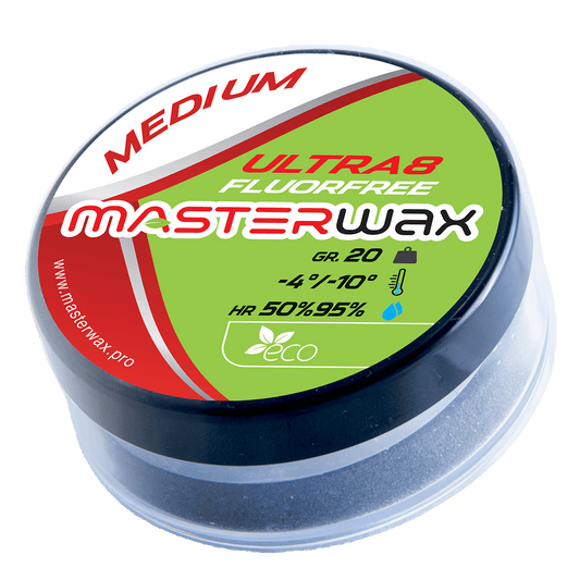 A product picture of the MasterWax Ultra8 FLUORFREE Medium