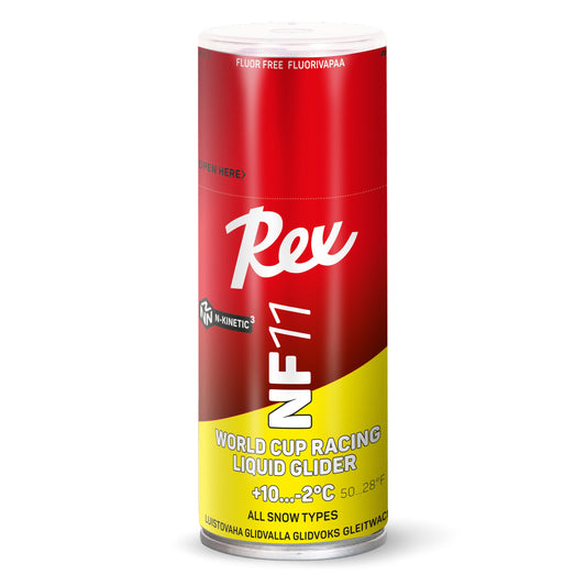 A product picture of the Rex Wax NF11 Yellow Liquid Glider