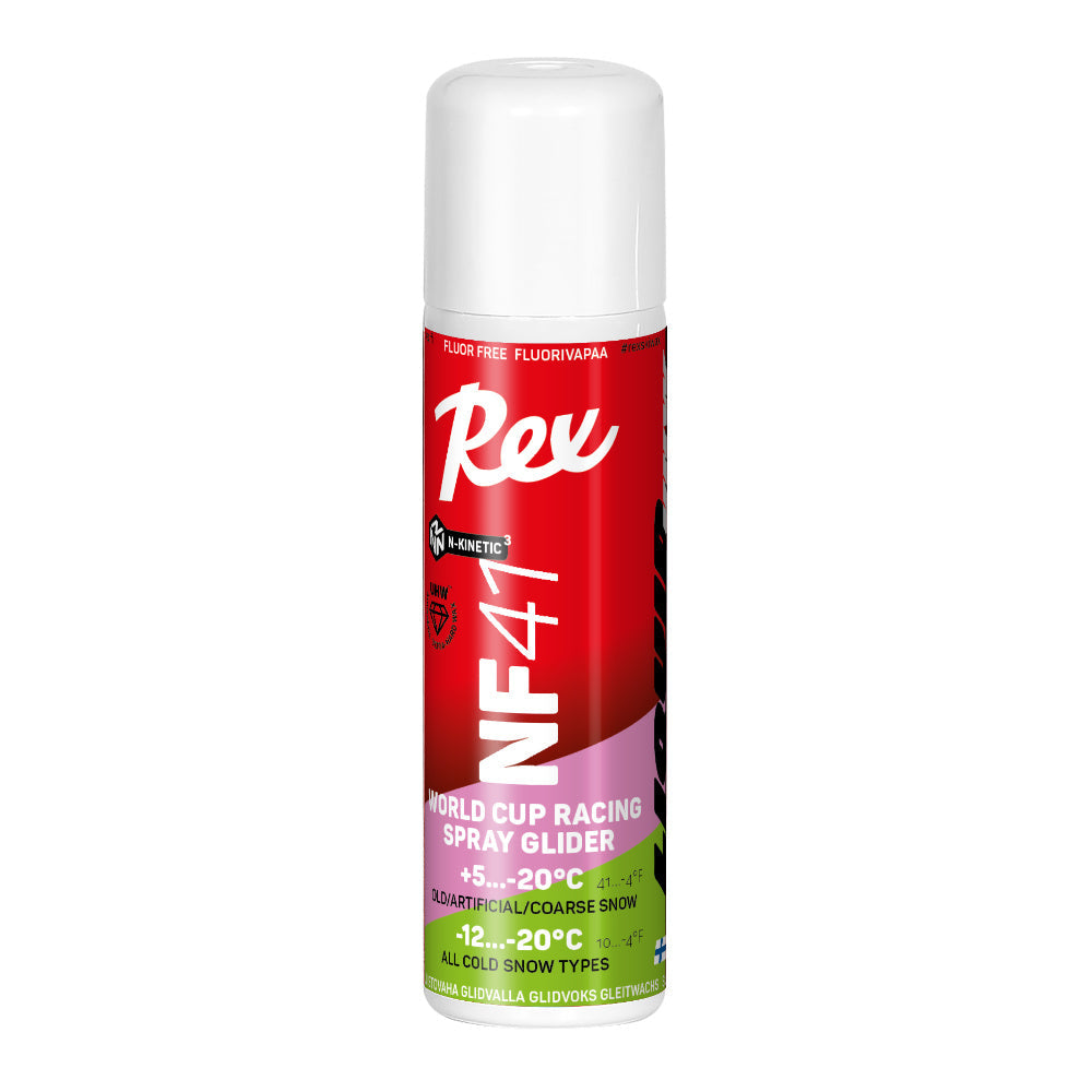 A product picture of the Rex Wax NF41 Pink/Green UHW Liquid Glider