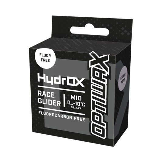 A product picture of the Optiwax HydrOX Race Glider Mid