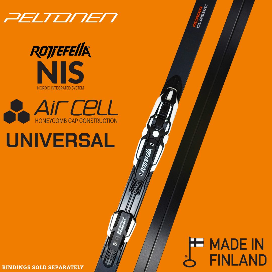 A product picture of the Peltonen ACADIA CLASSIC Wax Skis