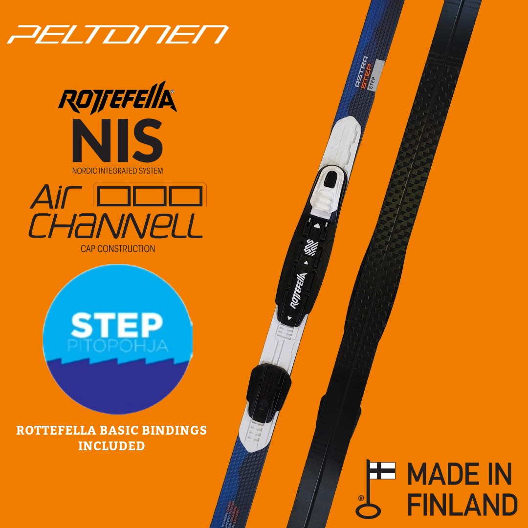 A product picture of the Peltonen ASTRA STEP Classic Skis