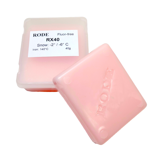 A product picture of the Rode RX40 WC Glider Red Melt Wax (Test Block) (-1C/-6C) | 40g