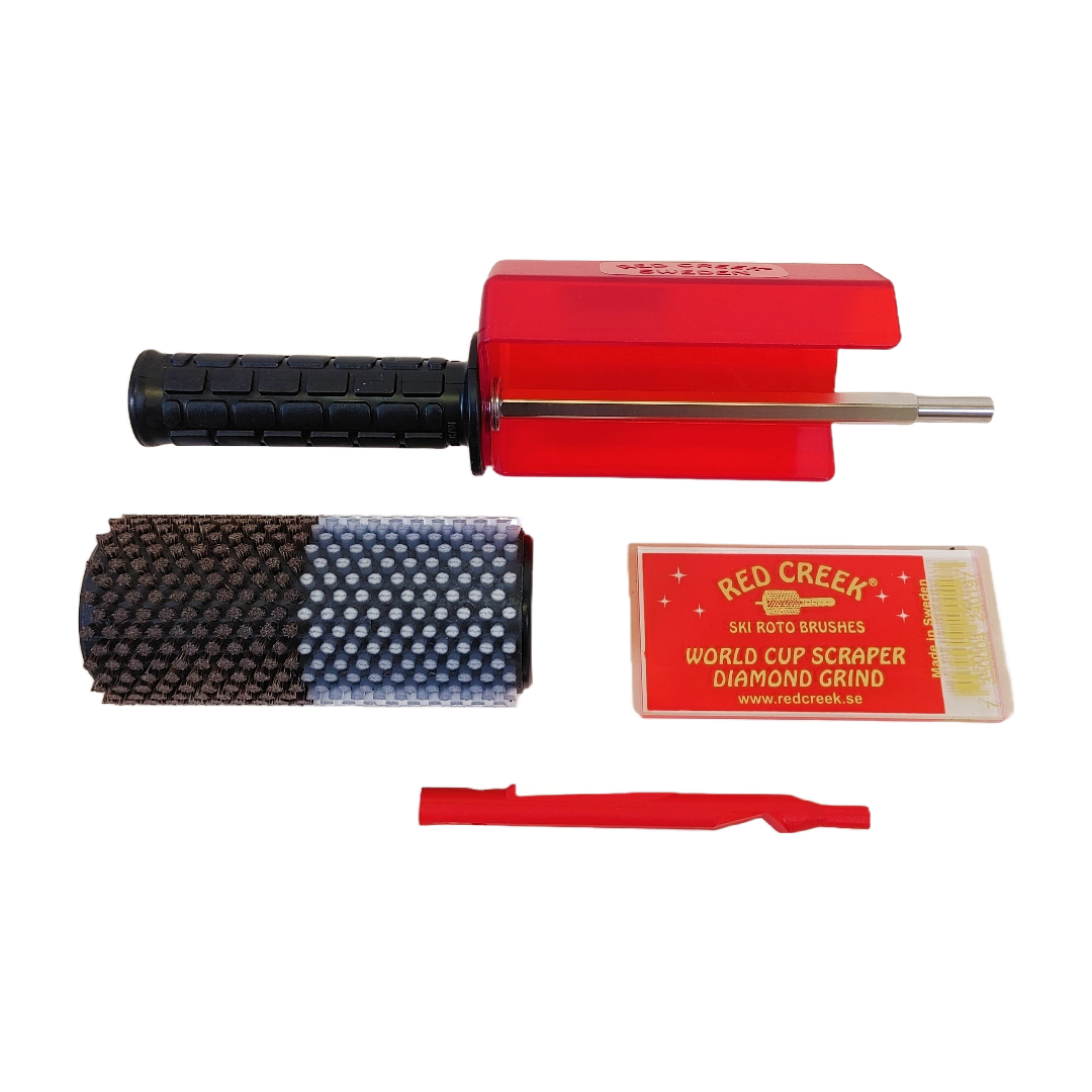 A product picture of the Red Creek 140mm Roto Brush Kit