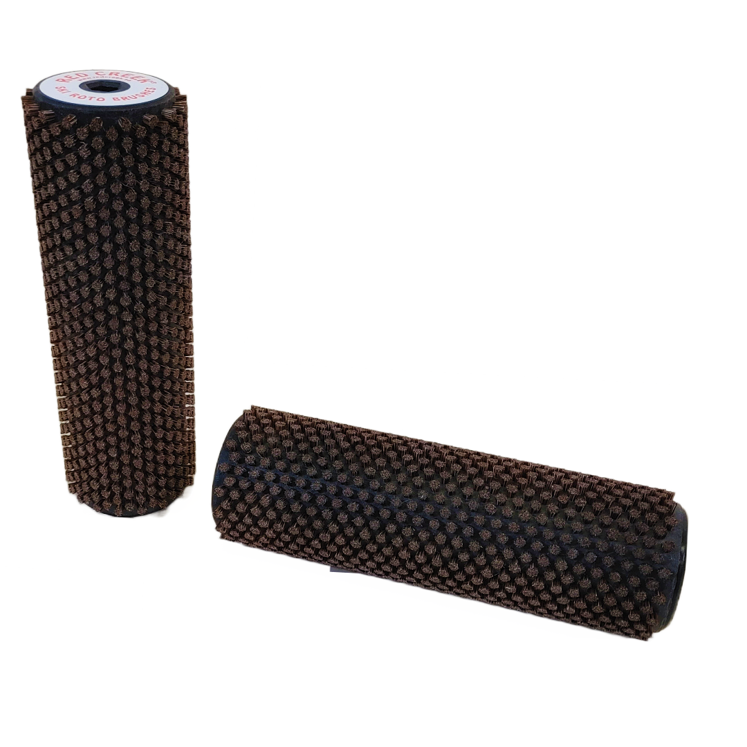 A product picture of the Red Creek Horsehair 6 mm Hard 200mm Roto Brush