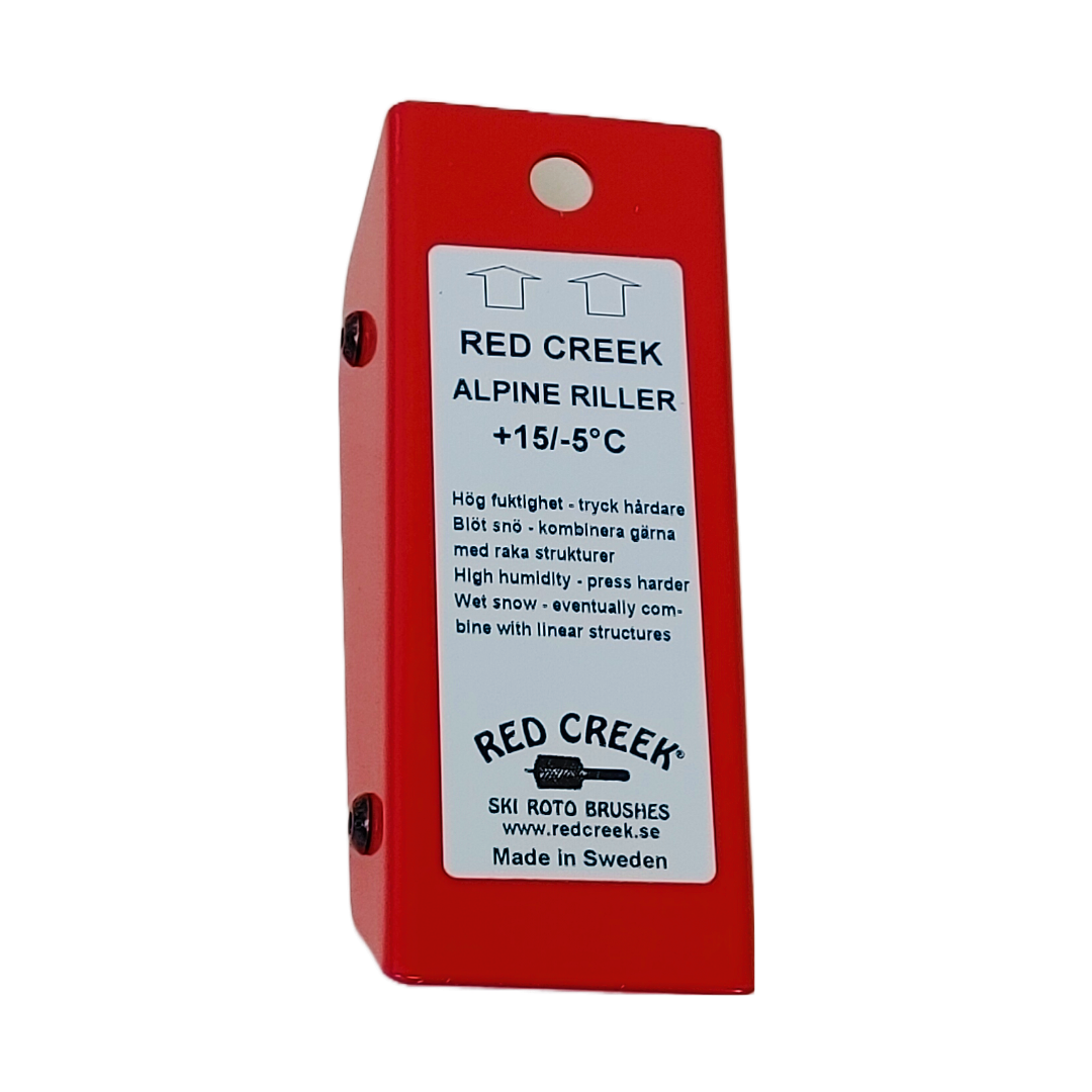 A product picture of the Red Creek Alpine Riller: +15C / -5C Oblique Cut