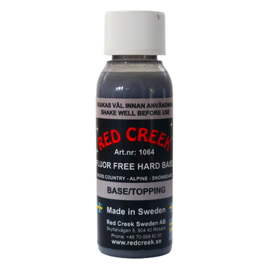 A product picture of the Red Creek Fluoro-Free Racing Hard Base, Icy Snow Liquid Glide Wax | 90ml