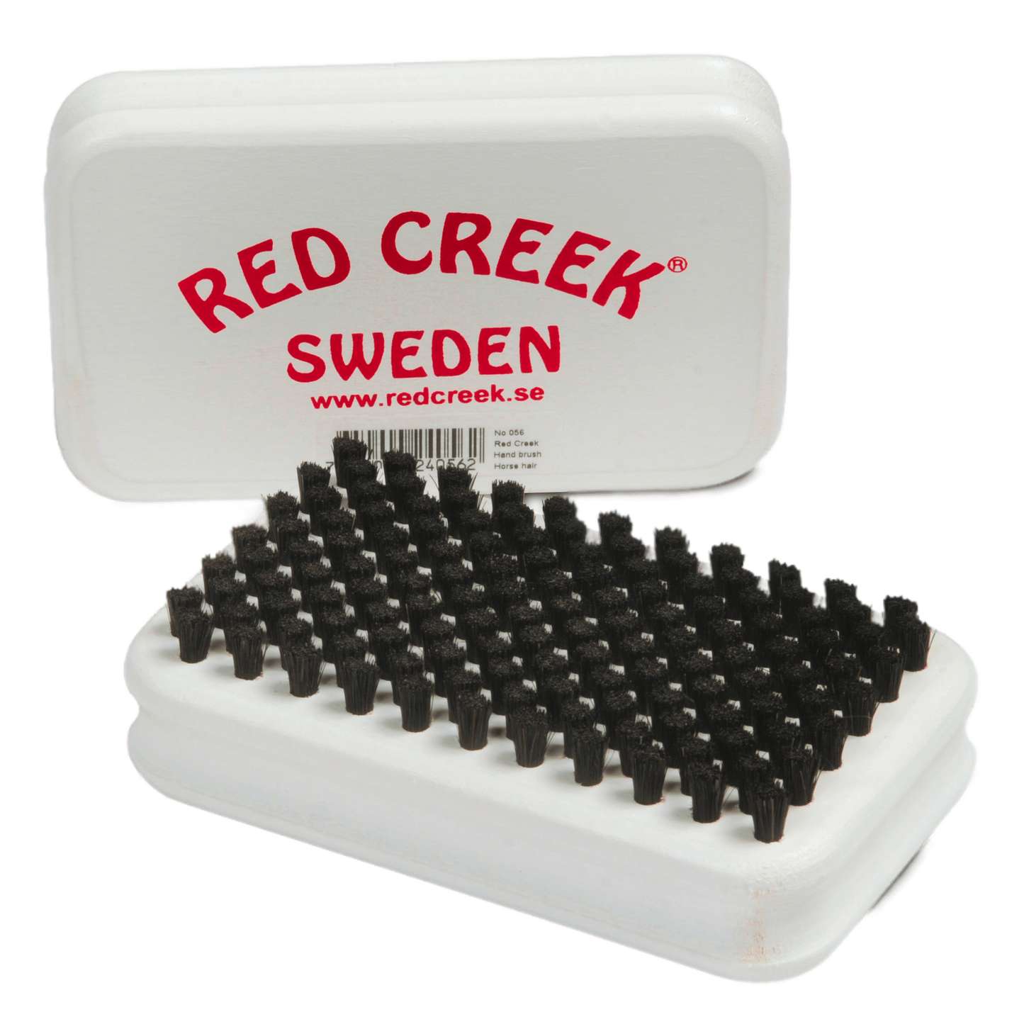 A product picture of the Red Creek Black 6mm Horsehair Hand Brush