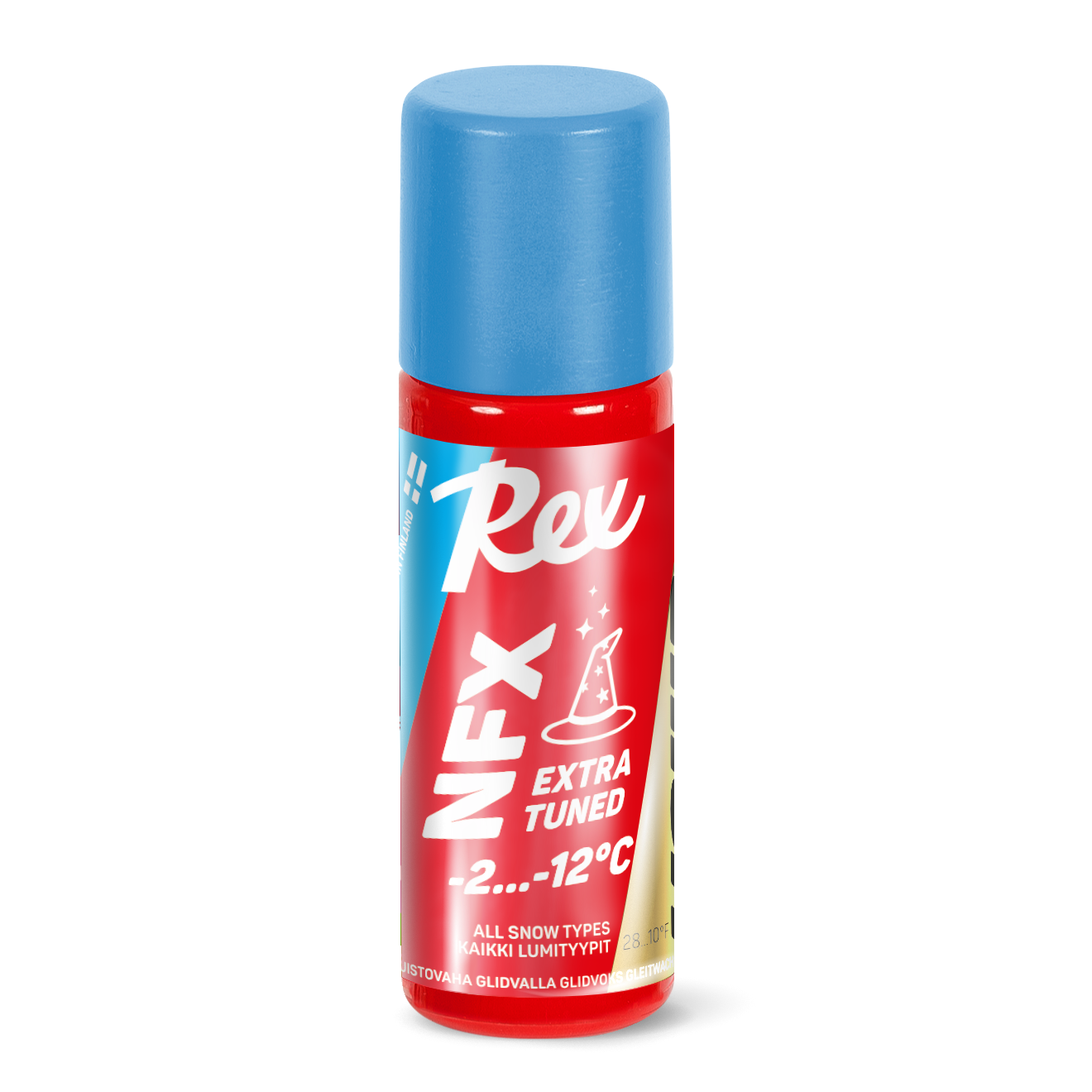 A product picture of the Rex Wax NFX Blue Liquid Glider (-2C/-12C) | 60ml