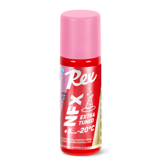 A product picture of the Rex Wax NFX Pink UHW Liquid Glider (5C/-20C) | 60ml