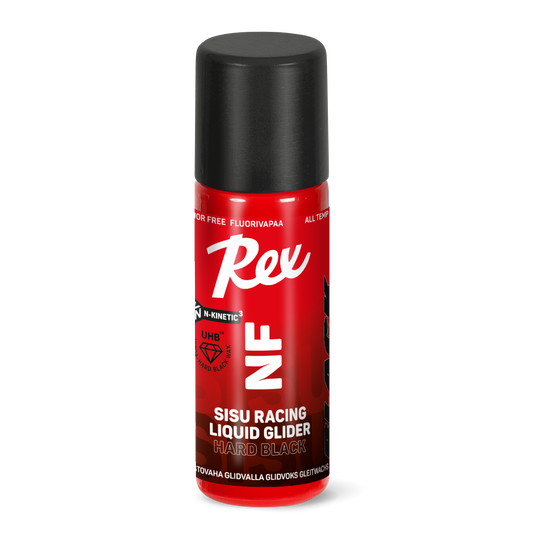 A product picture of the Rex Wax NF SISU Black Liquid Glider | 60ml